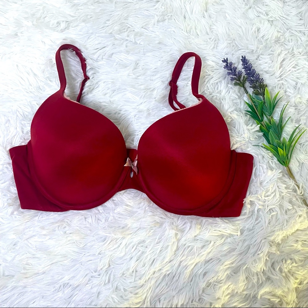 Deep Red Victoria’s Secret Bra - Body By Victoria - 36D